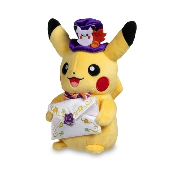 Pokemon Center Pikachu Pumpkin Celebration Poké Plush - Picture 12 of 12